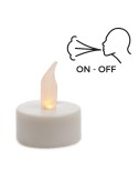 Vela led con funcion soplar ø3,7 cm
