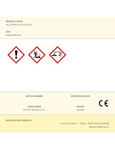 Taco químico fis vs 300t