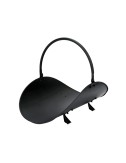 Cesta metálica para leña color negro 48 x 35 x 38 cm
