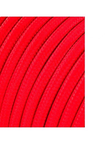 Carrete cable cordón tubular h03vv-f 2 x 0,75 mm rojo, 5 m