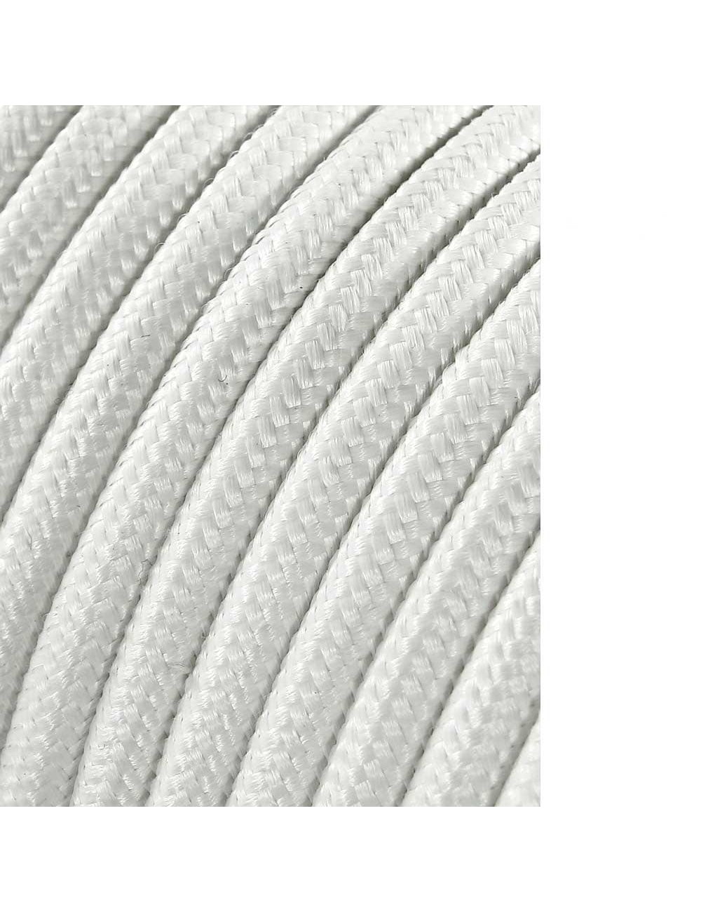 Carrete cable cordón tubular h03vv-f 2 x 0,75 mm blanco, 5 m