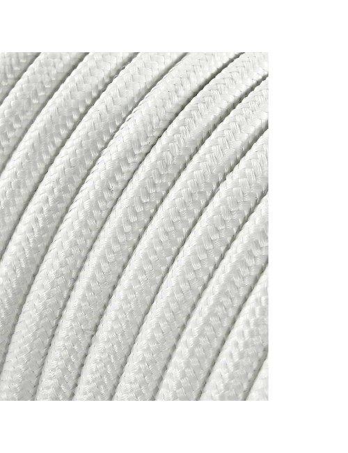 Carrete cable cordón tubular h03vv-f 2 x 0,75 mm blanco, 5 m