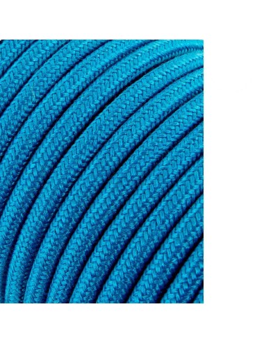 Carrete cable cordón tubular h03vv-f 2 x 0,75 mm azul claro, 5 m