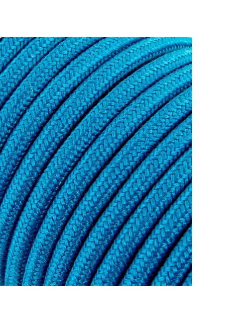 Carrete cable cordón tubular h03vv-f 2 x 0,75 mm azul claro, 5 m