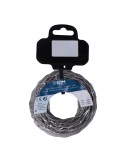 Carrete cable textil trenzado h03vv-f 2 x 0,75 mm gris oscuro, 5 m