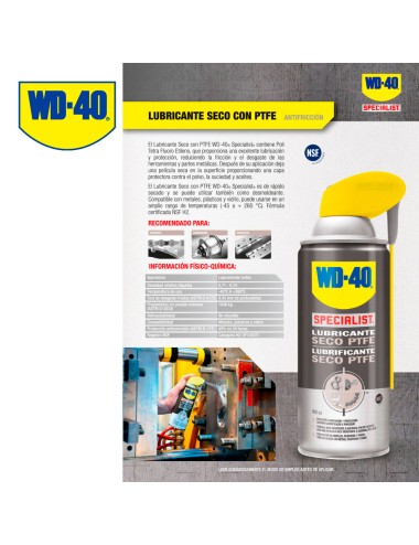 Specialist lubricante en seco 400 ml