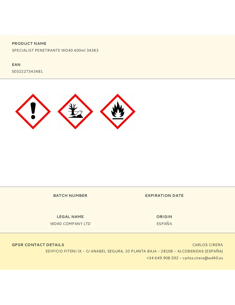 Specialist penetrante 400 ml