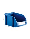 Gaveta apilable color titanium azul 16 cm