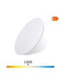 Aplique led circular de superficie 12 w 4000 k 1160 lm ø25 x 6,2 cm