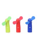 Ventilador a pilas "funny colors" 2 x aa (no incluidas) edm colores surtidos