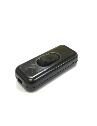 Interruptor de paso, 4a 250v~, negro (retractilado)