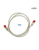 Cable utp cat.6 latiguillo rj45 cobre lszh gris 1 m