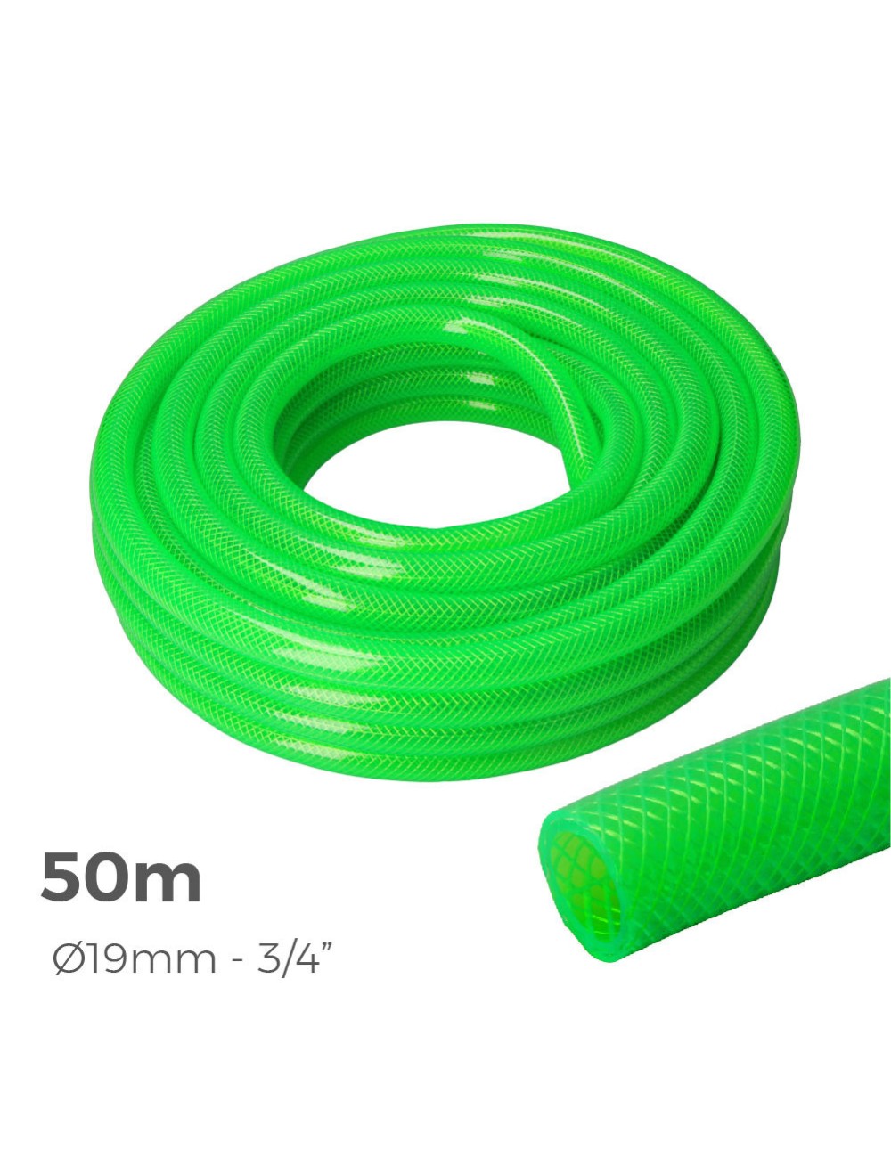 Manguera de jardin estandar 50 m (3/4" 19 mm)