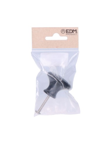 Pomo 38mm hierro negro