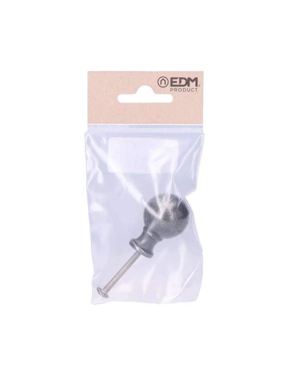 Pomo bola 25mm hierro antiguo