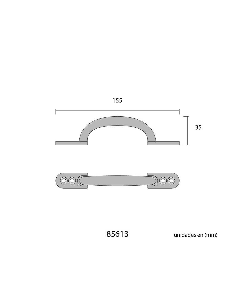 Tirador plano 155mm h° antiguo edm
