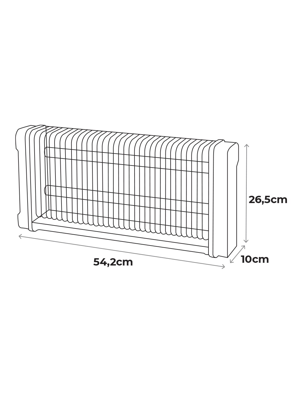 Mata insectos profesional eléctrico 2x15w 100m 54,2x10x26,5cm 340° color negro edm