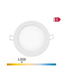 Mini downlight led empotrable redondo 6 w 4000 k luz día color blanco ø11,7 cm