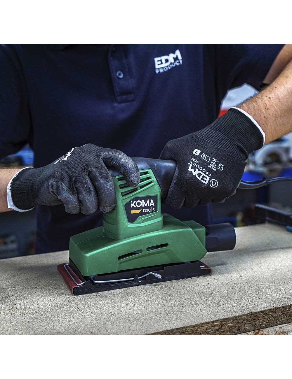 Lijadora orbital electrica 150 w, 252 x 158 mm