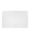 Alfombra de baño blanca 50 x 80 cm
