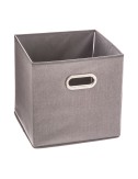 Caja organizadora color gris claro para estanteria 31 x 31 cm