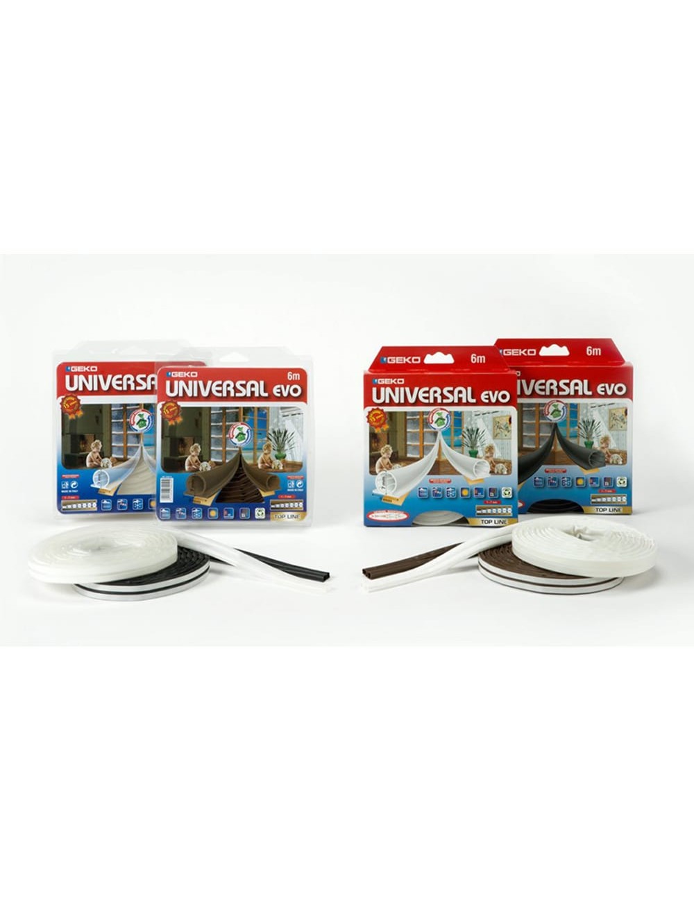 Burlete adhesivo termoplástico 6 m (2 x 3 m) transparente