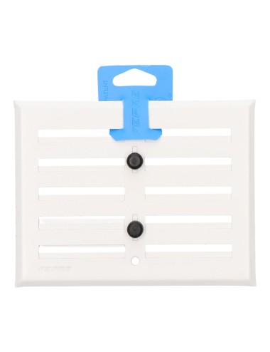 Rejilla regulable. aluminio 0.8 blanco 130x170mm