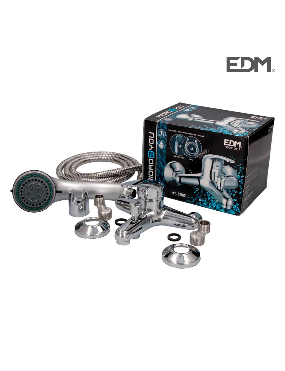 Grifo monomando de bañera empotrado serie saona