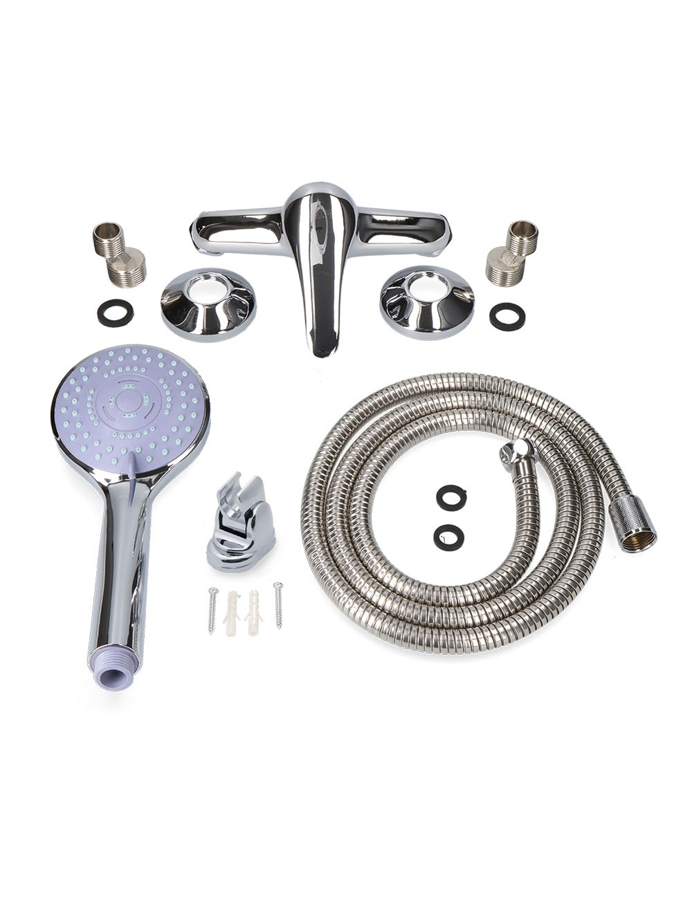 Grifo monomando de ducha empotrado serie saona