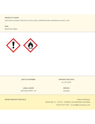 Spray imprimación universal blanco 520cc i101 338 g