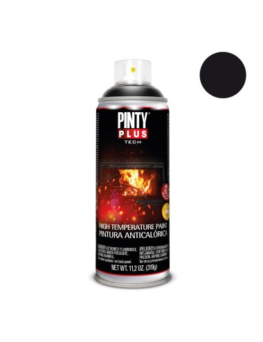 Pintura en spray tech 520 cc anticalórica a104 negro