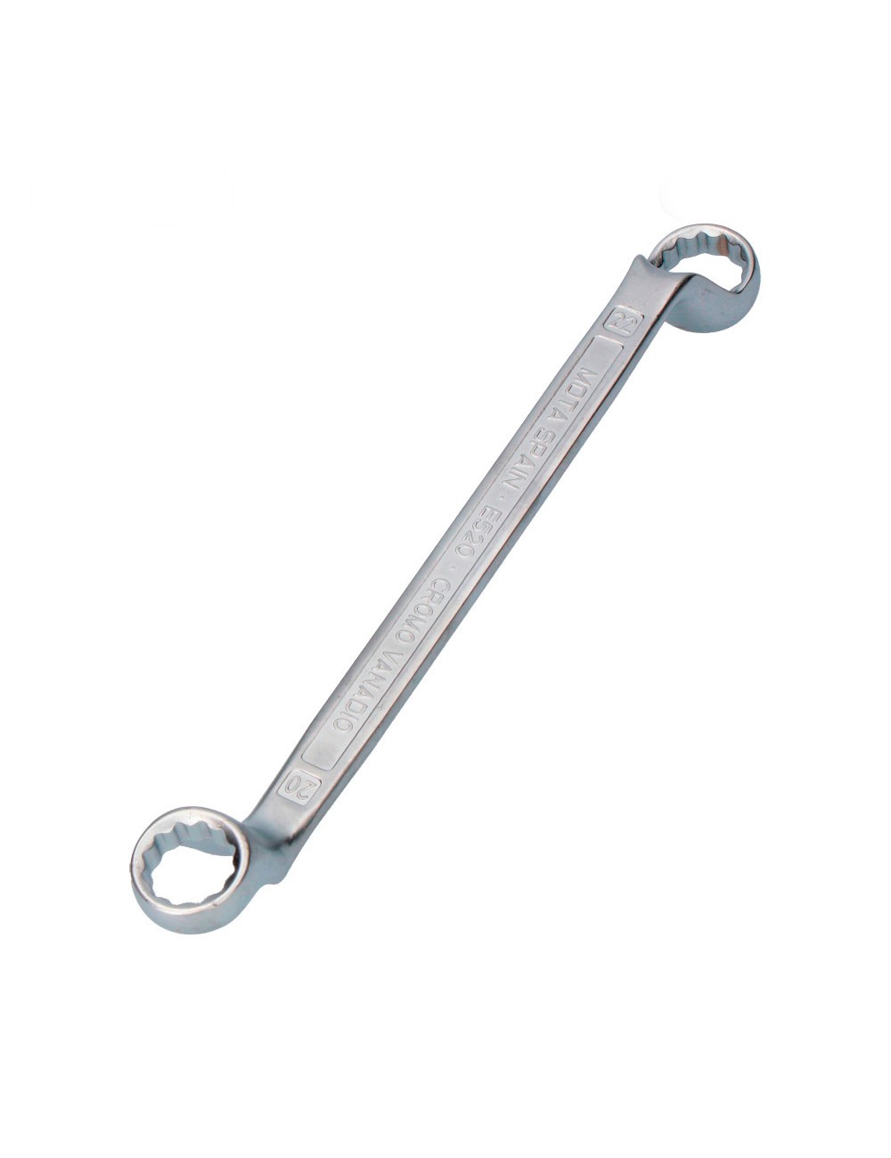 Llave estriada acodada de 18 x 19 mm