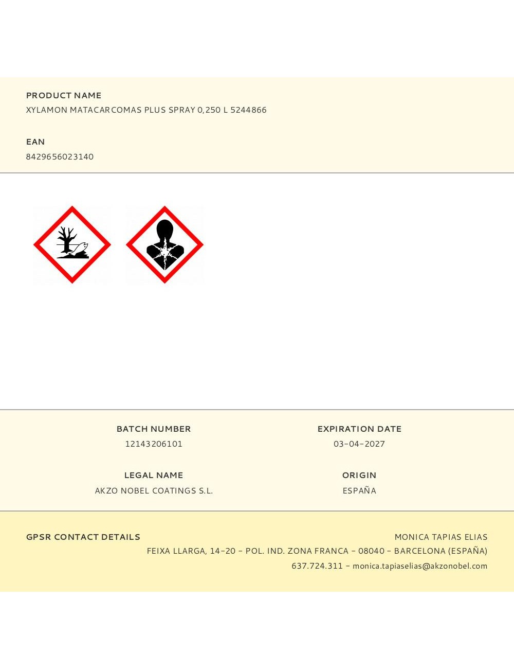 Tratamiento carcomas curativo spray 250 ml