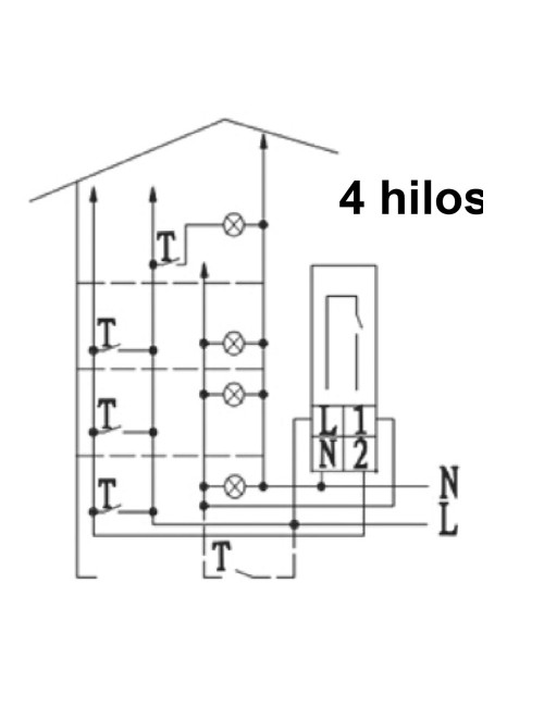 Minutero escalera automatico - 1 modulo din (retractilado) solera ae16/230
