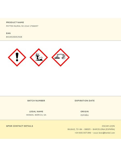 Pattex nural 92 22ml 1766697