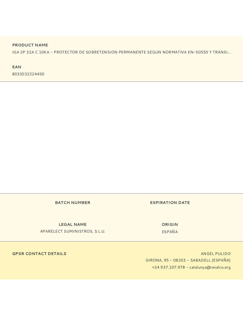 Iga 2p 32a c 10ka - protector de sobretension permanente segun normativa en-50550 y transitorio 5-15ka 275v