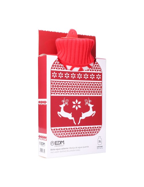 Bolsa de agua caliente 2 l modelo renos nórdicos