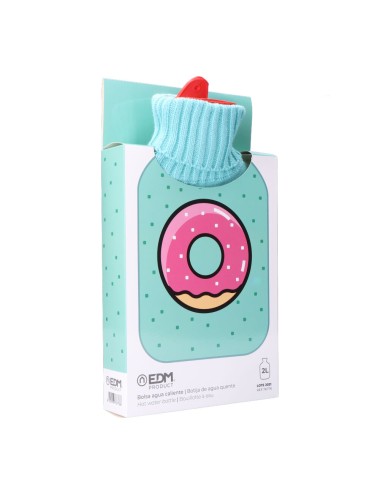 Bolsa de agua caliente 2 l modelo donut glaseado