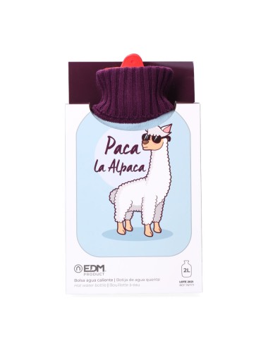 Bolsa de agua caliente 2 l modelo alpaca pop star