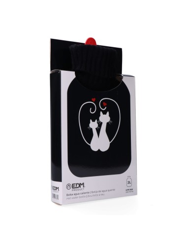 Bolsa de agua caliente 2 l modelo gatos enamorados