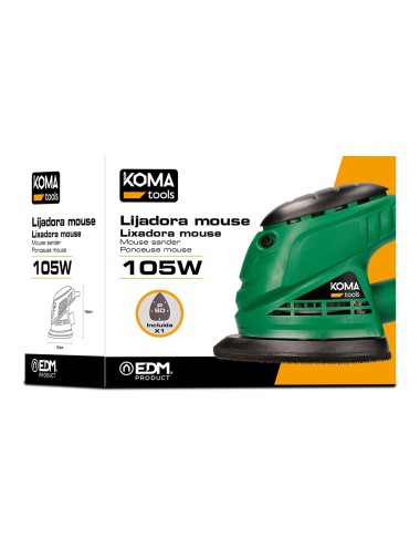 Lijadora tipo mouse 105 w, 141 x 145 mm