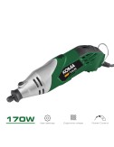 Herramienta multiusos rotativa 170w + 41 tipos de accesorio (190 piezas en total) 23,5 x 7 cm