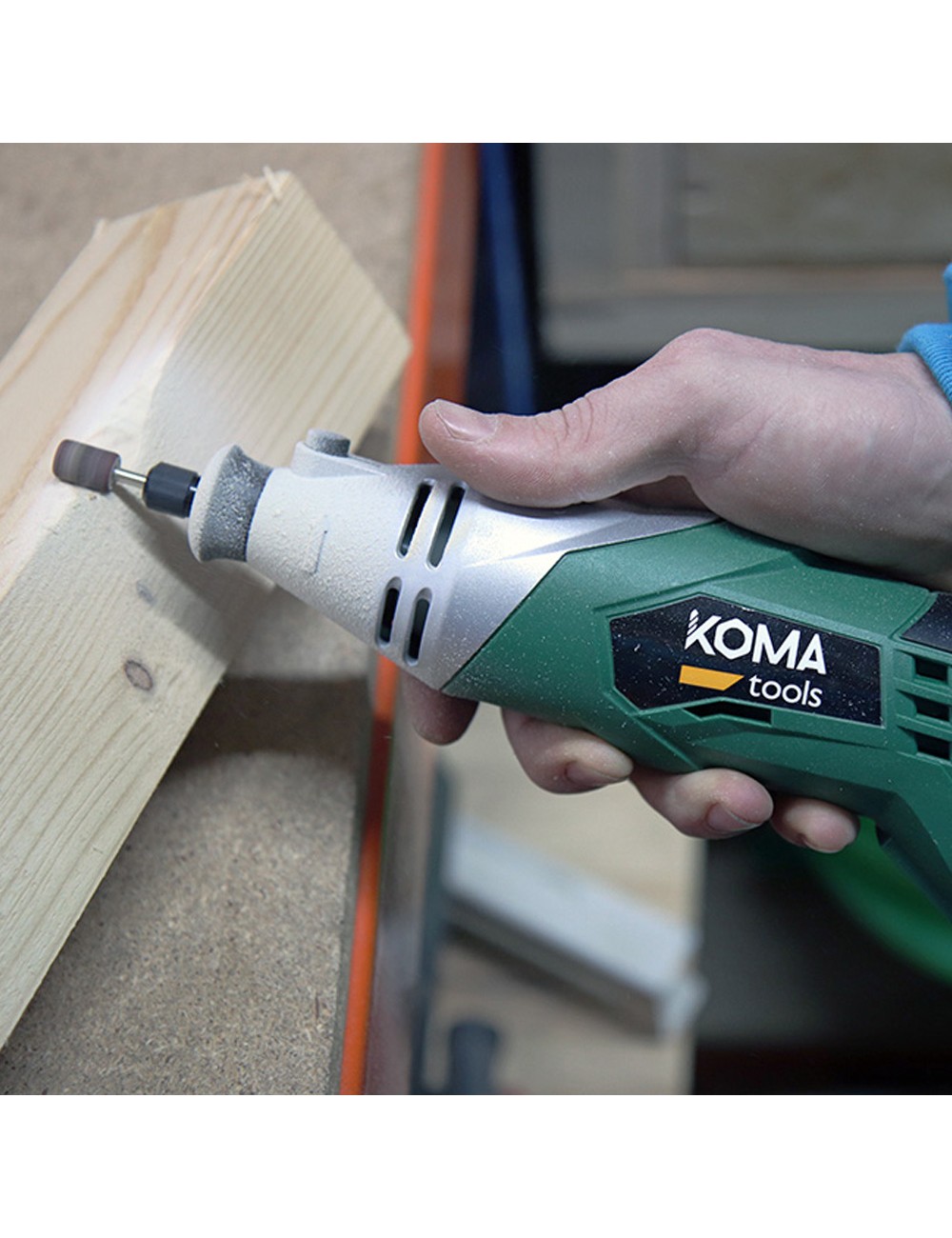 Herramienta multiusos rotativa 170w + 41 tipos de accesorio (190 piezas en total) 23,5 x 7 cm