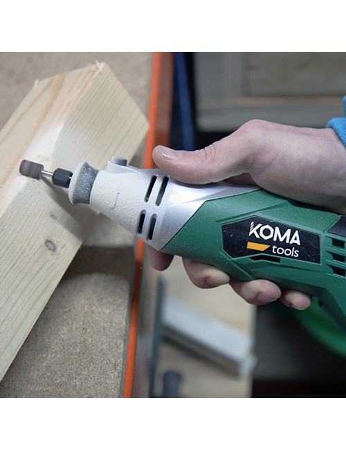 Herramienta multiusos rotativa 170w + 41 tipos de accesorio (190 piezas en total) 23,5 x 7 cm