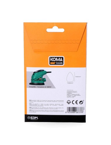 Lijas para lijadora tipo mouse 08707, set 5 uds