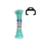 Cordón de plástico verde, calibre 4 mm x 10 m