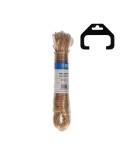 Cable acero plastificado oro 10 m