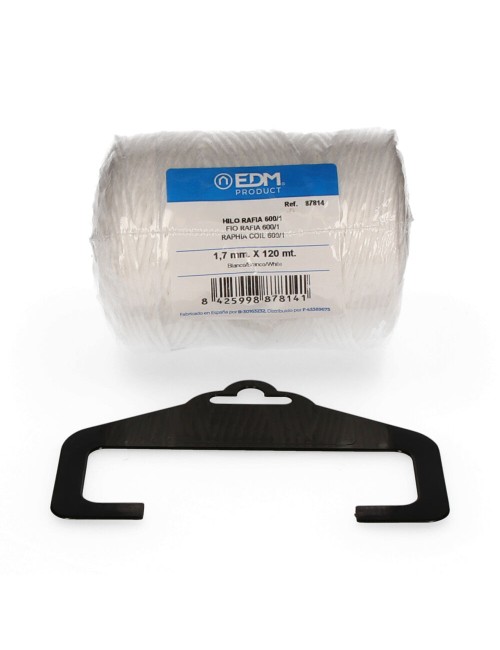 Cordel rafia blanco 600/1 calibre 1,7 mm x 120 m