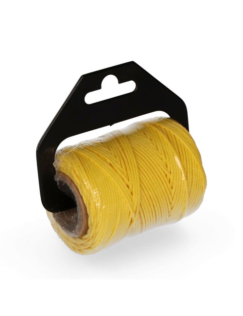 Cordón trenzado polipropileno 8842 amarillo, calibre 1,7 mm x 200 m