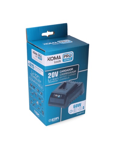 Cargador de bateria 20 v 60 w